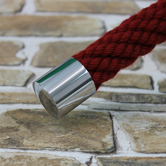 Seilendkappe - verchromt glänzend für 30mm Handlaufseil/Absperrseil Seilendkappe - verchromt glänzend für 30mm Handlaufseil/Absperrseil