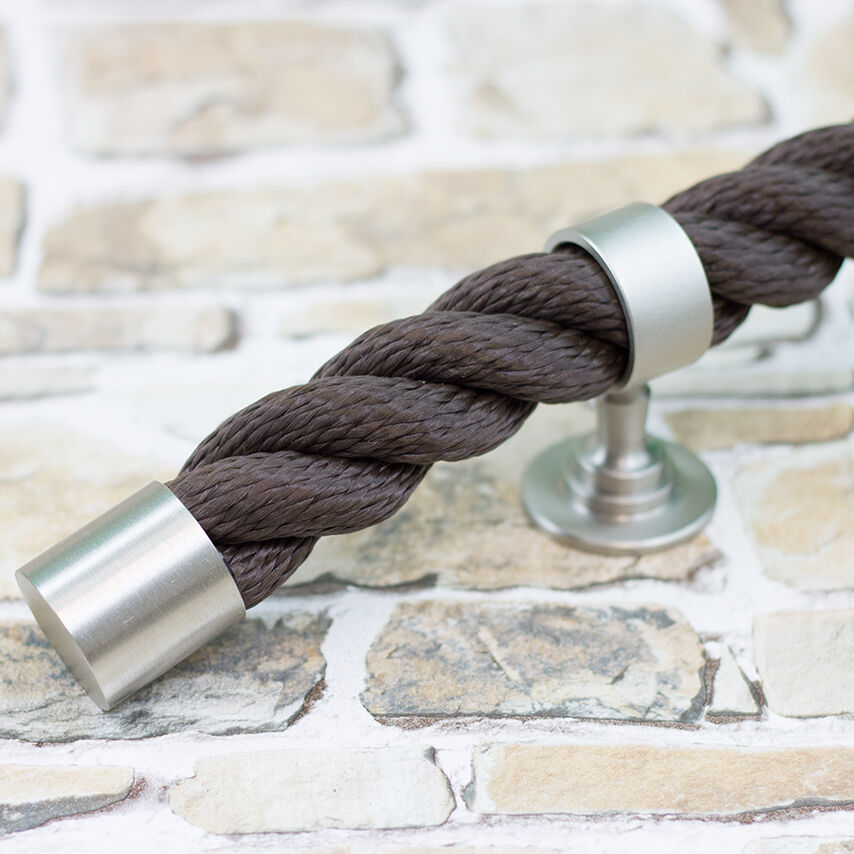 Handlaufseil - Soft Touch 30mm - Dunkelbraun | Hamburger Tauwerk Fabrik – Beste Qualität seit 1901. Jetzt online kaufen