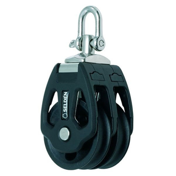 Zweischeibiger Gleitlager-Block PBB mit Wirbel / 50mm Scheibe | Hamburger Tauwerk Fabrik – Beste Qualität seit 1901. Jetzt online kaufen