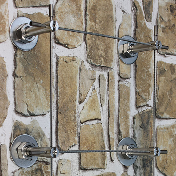 Ranksystem8Wandhalter Ranksystem 58mm Bausatz / 8 Wandhalter / Höhe bis 4,0mtr | Hamburger Tauwerk Fabrik – Beste Qualität seit 1901. Jetzt online kaufen