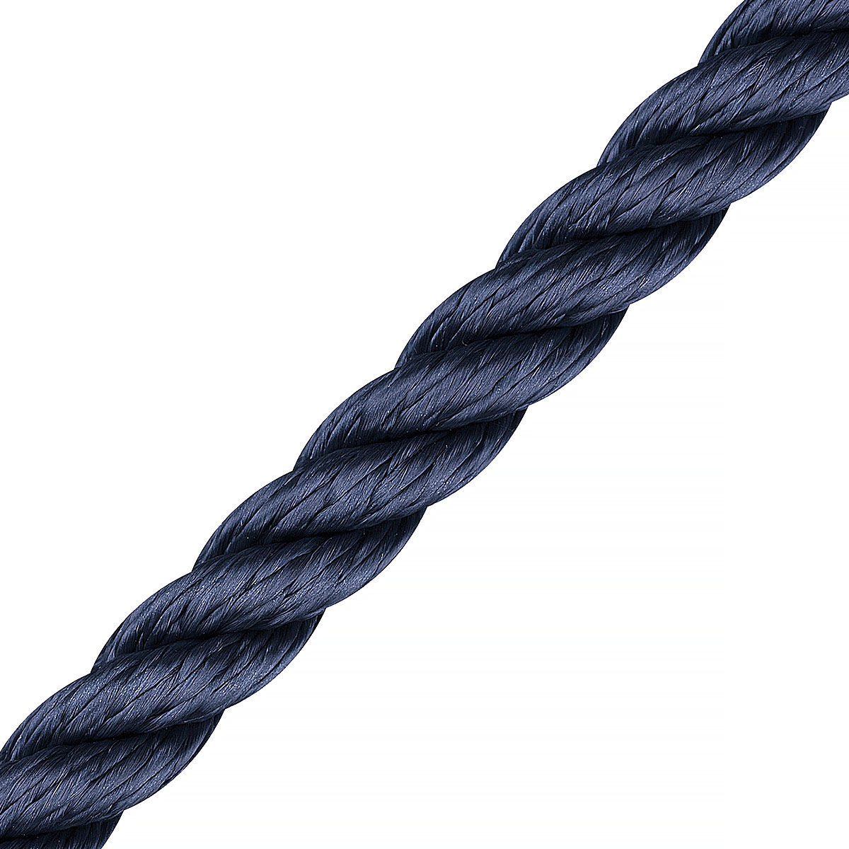 Multifil-Tauwerk 14mm / 3-schäftig geschlagen / Bruchlast 3000daN/ Marine / Meterware