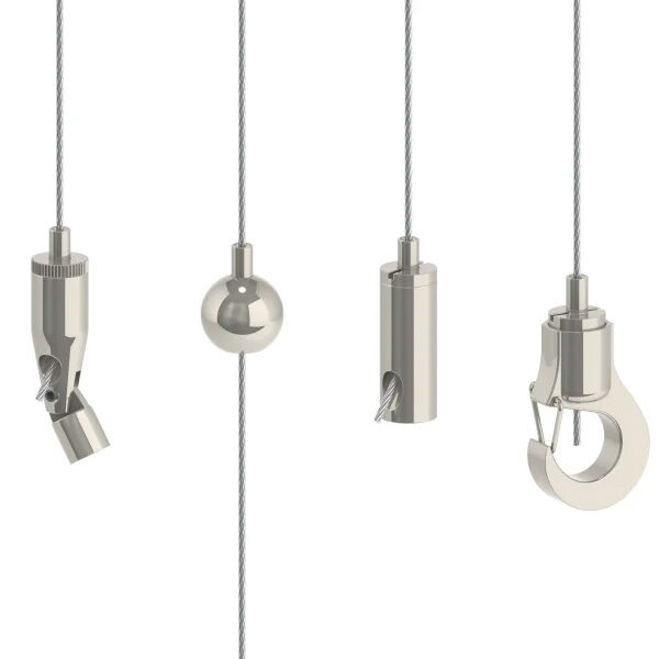 Drahtseilhalter Typ12 - für Drahtseil: 1,0mm - 1,2mm Drahtseilhalter / Gripper Typ12 - Drahtseil: 1,0mm - 1,2mm