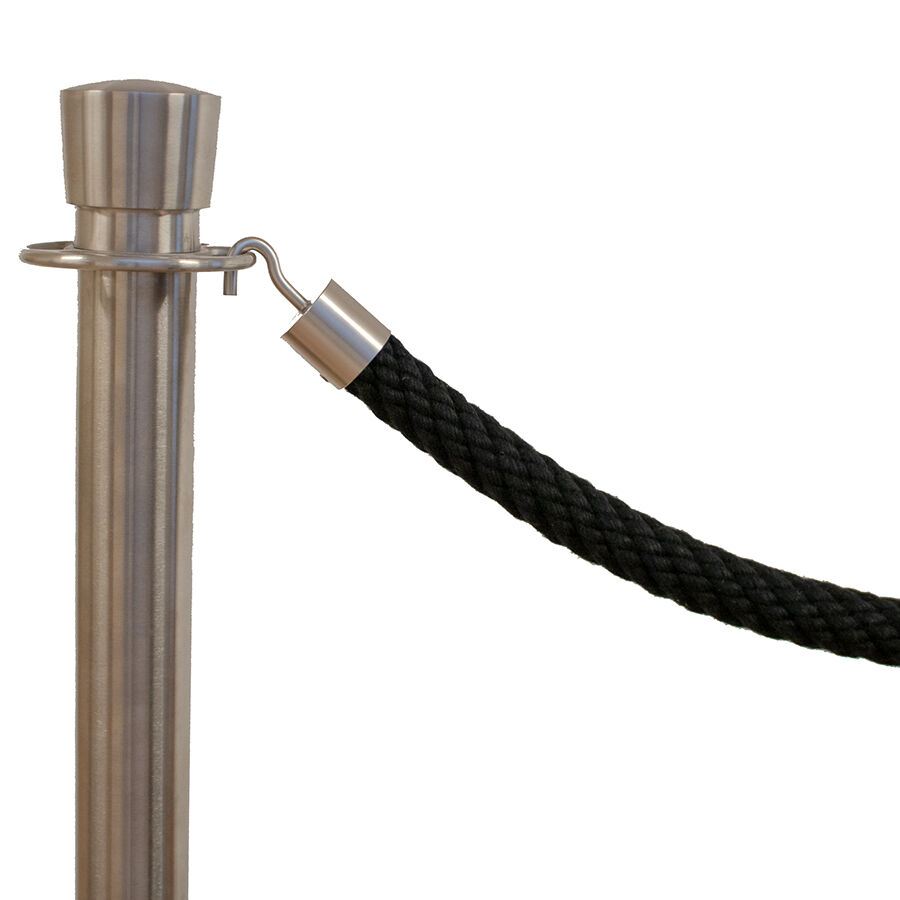 Absperrseil mit Haken aus 40mm Acryl-Tauwerk / Länge nach Maß Absperrseil mit Haken aus 40mm Acryl-Tauwerk / Länge nach Maß