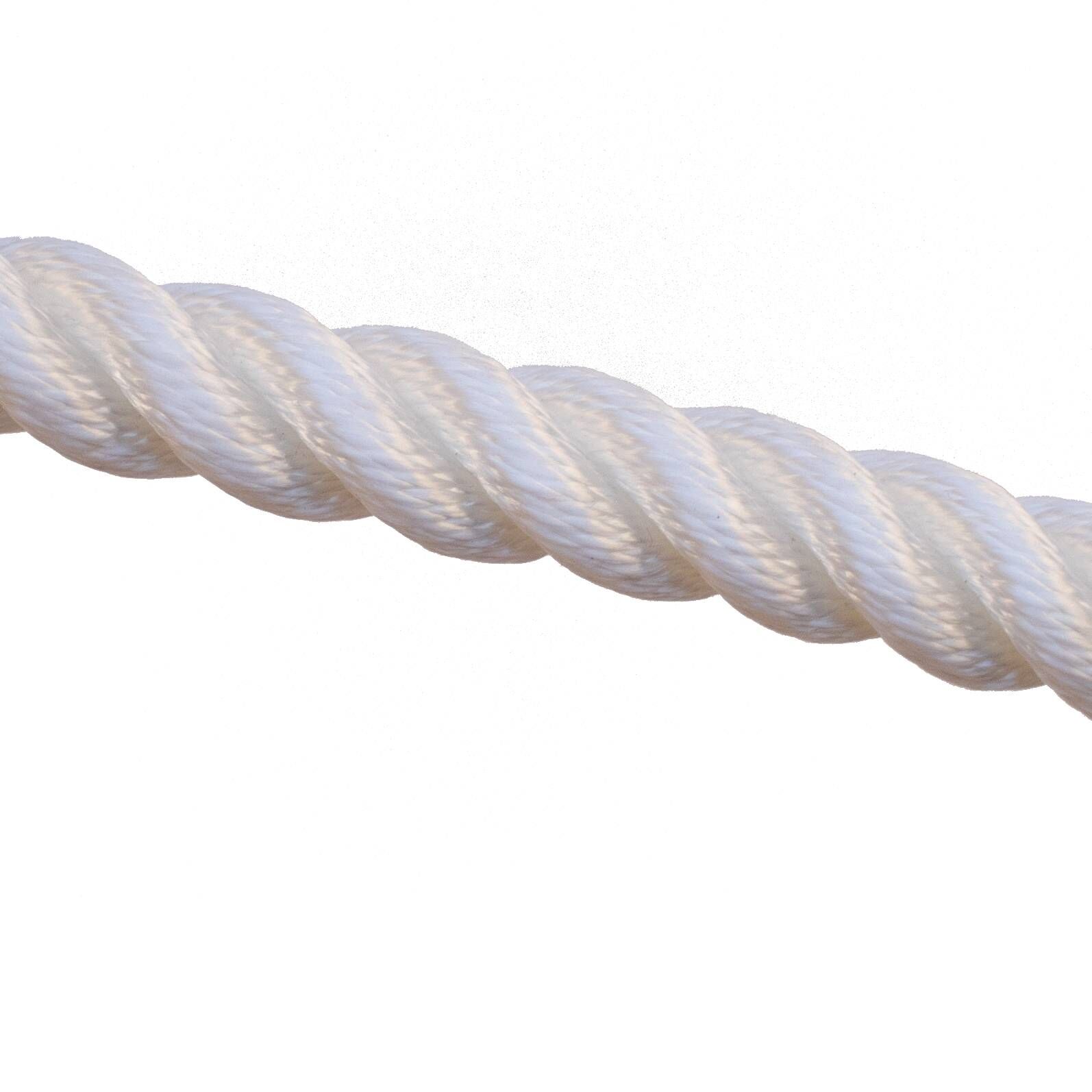 Handlaufseil - Soft Touch 30mm - Weiß Handlaufseil/Absperrseil - Soft Touch in Weiß / Länge nach Maß