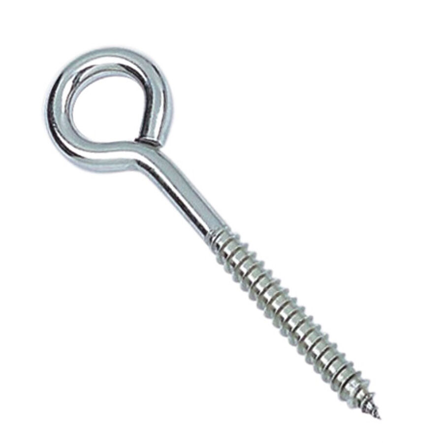 Ösenschraube mit Holzgewinde 6 - 10mm, Edelstahl A4 - AISI 316 Ösenschraube mit Holzgewinde 6 - 10mm, Edelstahl A4 - AISI 316