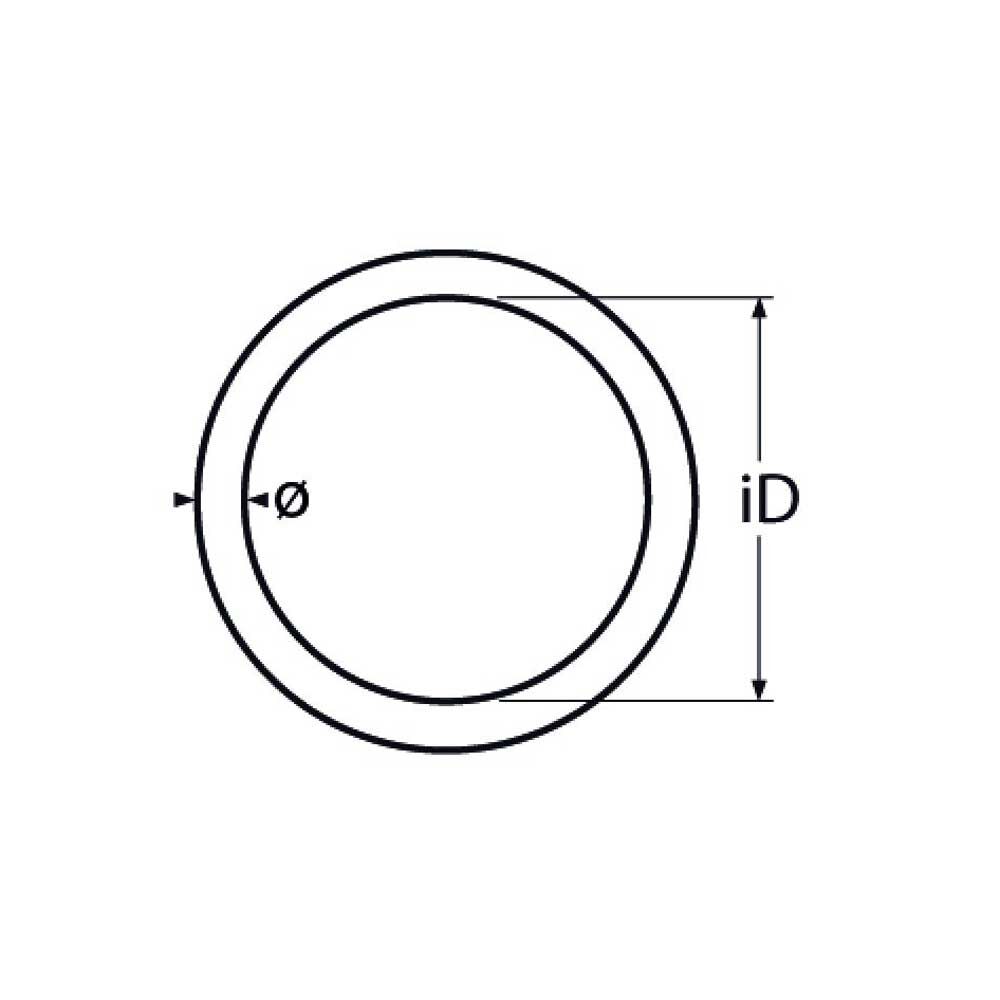 TZRinggeschweißt Ring geschweißt 3,0 - 13mm, Edelstahl A4 - AISI 316