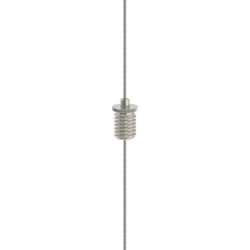 Drahtseilhalter/Gripper Typ10 M6 x 7mm / vernickelt Drahtseilhalter/Gripper Typ10 M6 x 7mm / vernickelt