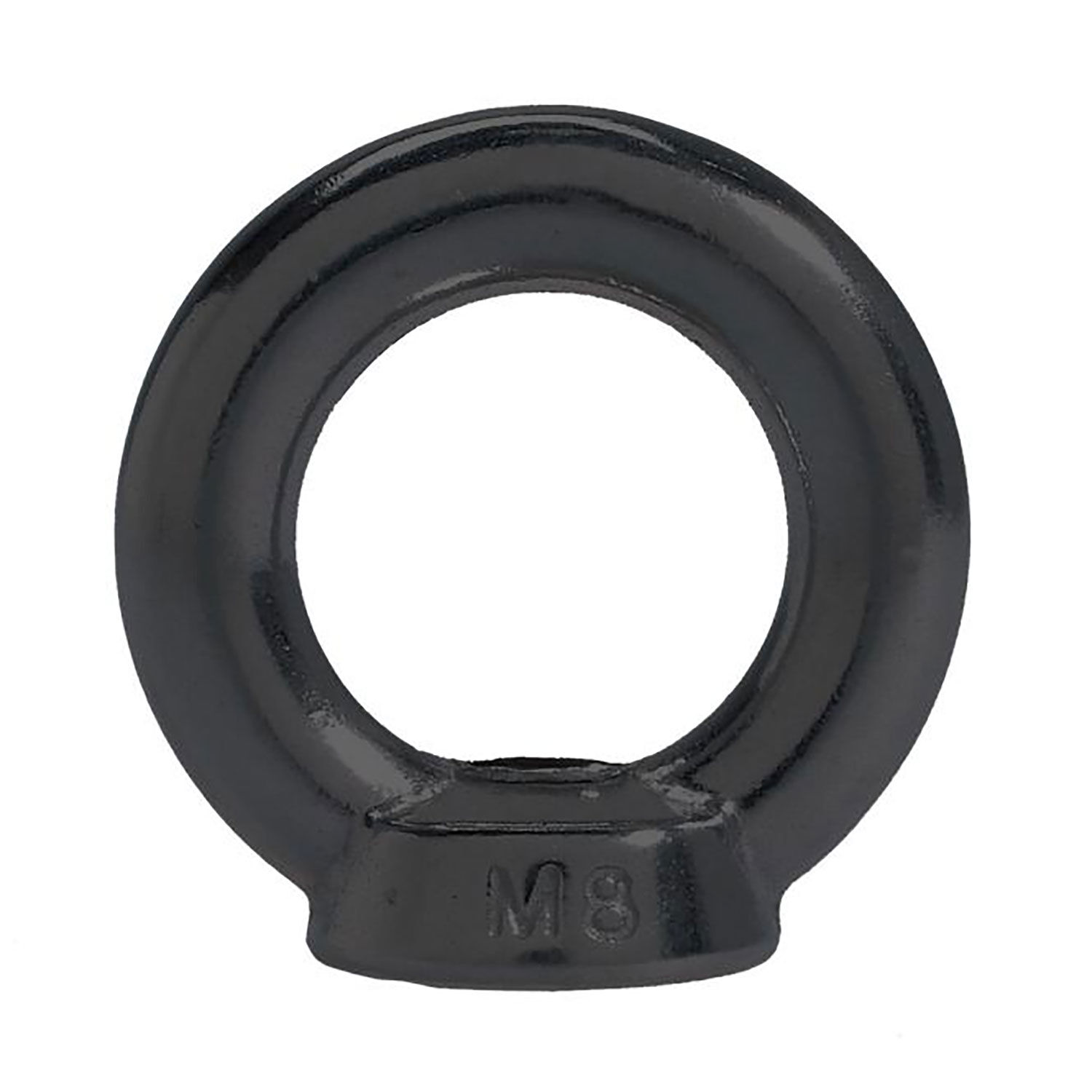 Ringmutter M5 - M10 gegossen ähnl. DIN 582, Edelstahl A4 - AISI 1.4401, PVD Schwarz