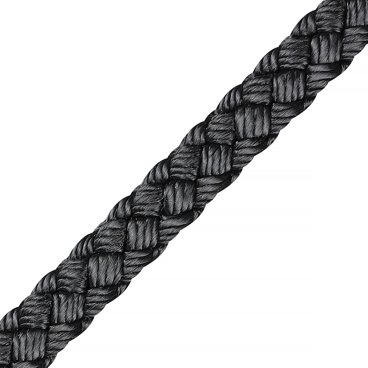 Perlon (PA) Flechtschnur 4,0mm / 8-fach geflochten / Schwarz / 500mtr Spule aus der Hamburger Tauwerk Fabrik - Est. 1901 ✓ Made in Germany ✓ Top Qualität ➤ Jetzt kaufen!