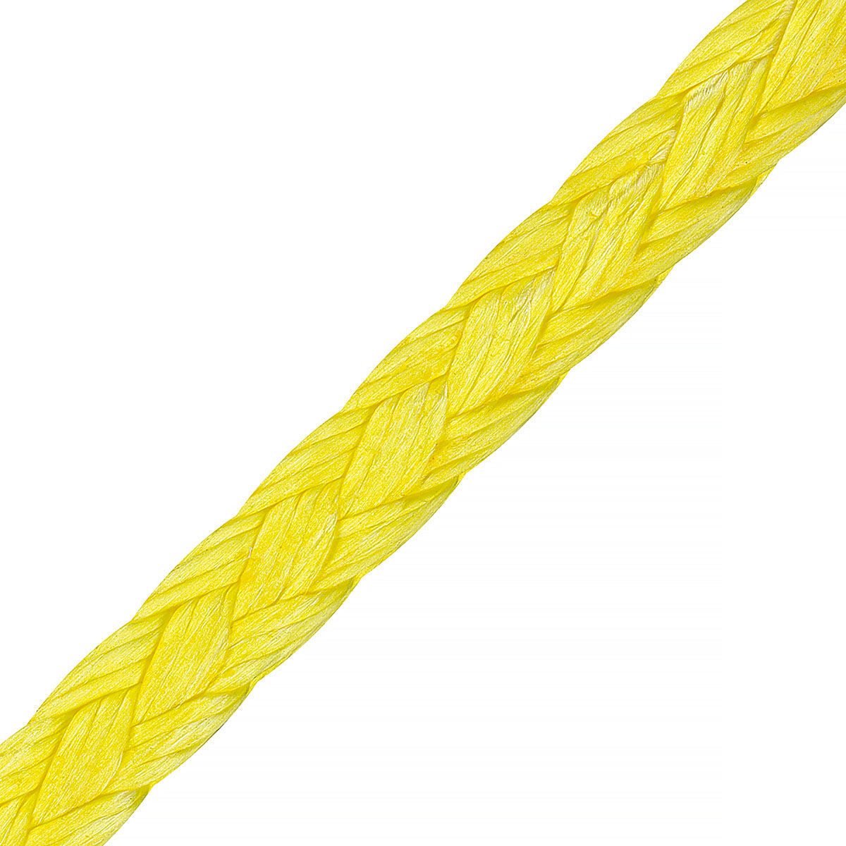 LIROS D-Pro Braided Cord 2.5mm / Breaking Load 580daN / 100m Spool / Yellow | Hamburger Tauwerk Fabrik – Top Quality since 1901. Shop now