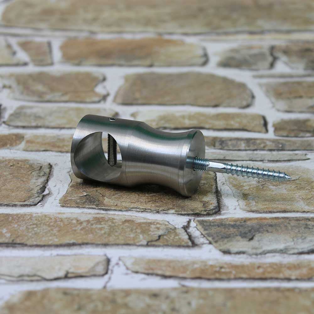Seiltraeger mit Stockschraube Seilträger - Edelstahl matt für 30mm Handlaufseile | Hamburger Tauwerk Fabrik – Beste Qualität seit 1901. Jetzt online kaufen