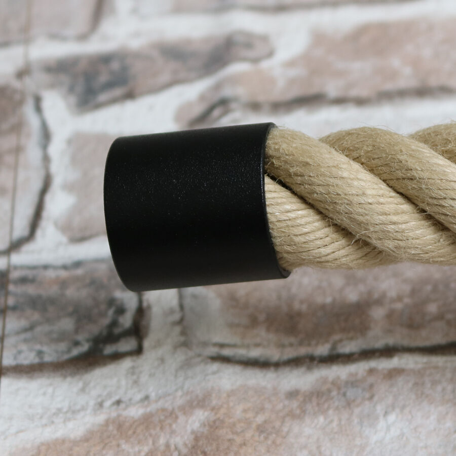 Seilendkappe - Schwarz matt für 30mm Handlaufseil/Absperrseil Seilendkappe - Schwarz matt für 30mm Handlaufseil/Absperrseil