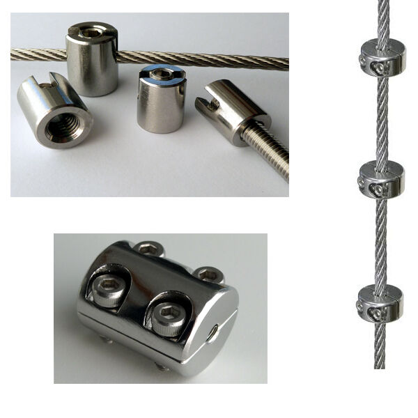 Edelstahl Klemmringe / Klemmstopper | Hamburger Tauwerk Fabrik seit 1901 Edelstahl Klemmringe / Klemmstopper