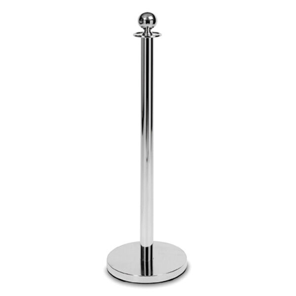 Seilständer Exclusive - Chromeffekt poliert / Zierkugel rund Seilständer Exclusive - Chromeffekt poliert / Zierkugel rund