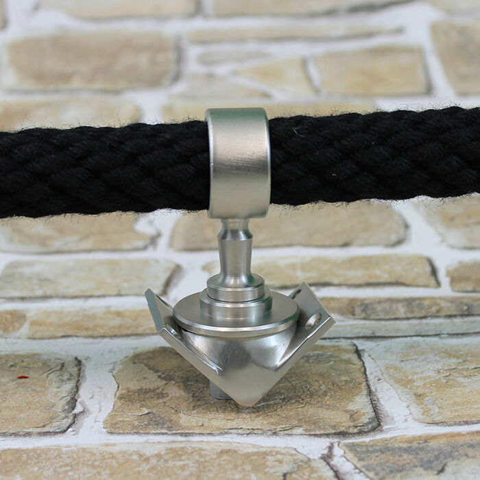 Inneneckträger - Nickel matt für 30mm Handlaufseil
