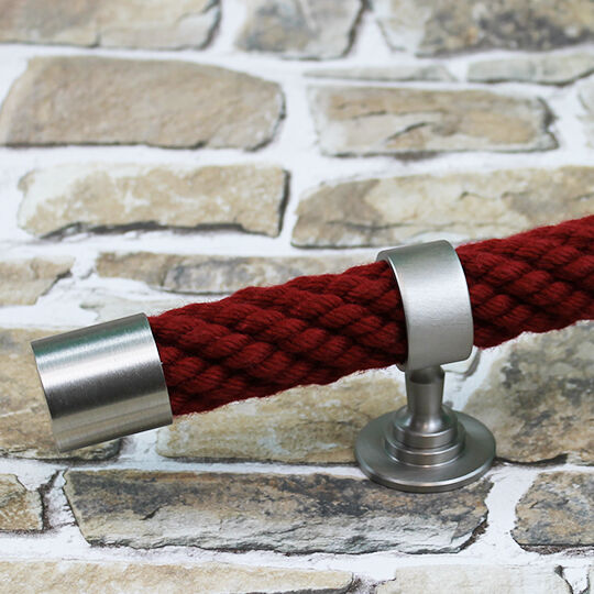 Handlaufseil/Absperrseil - Classic Touch in Weinrot / Länge nach Maß Handlaufseil/Absperrseil - Classic Touch in Weinrot / Länge nach Maß
