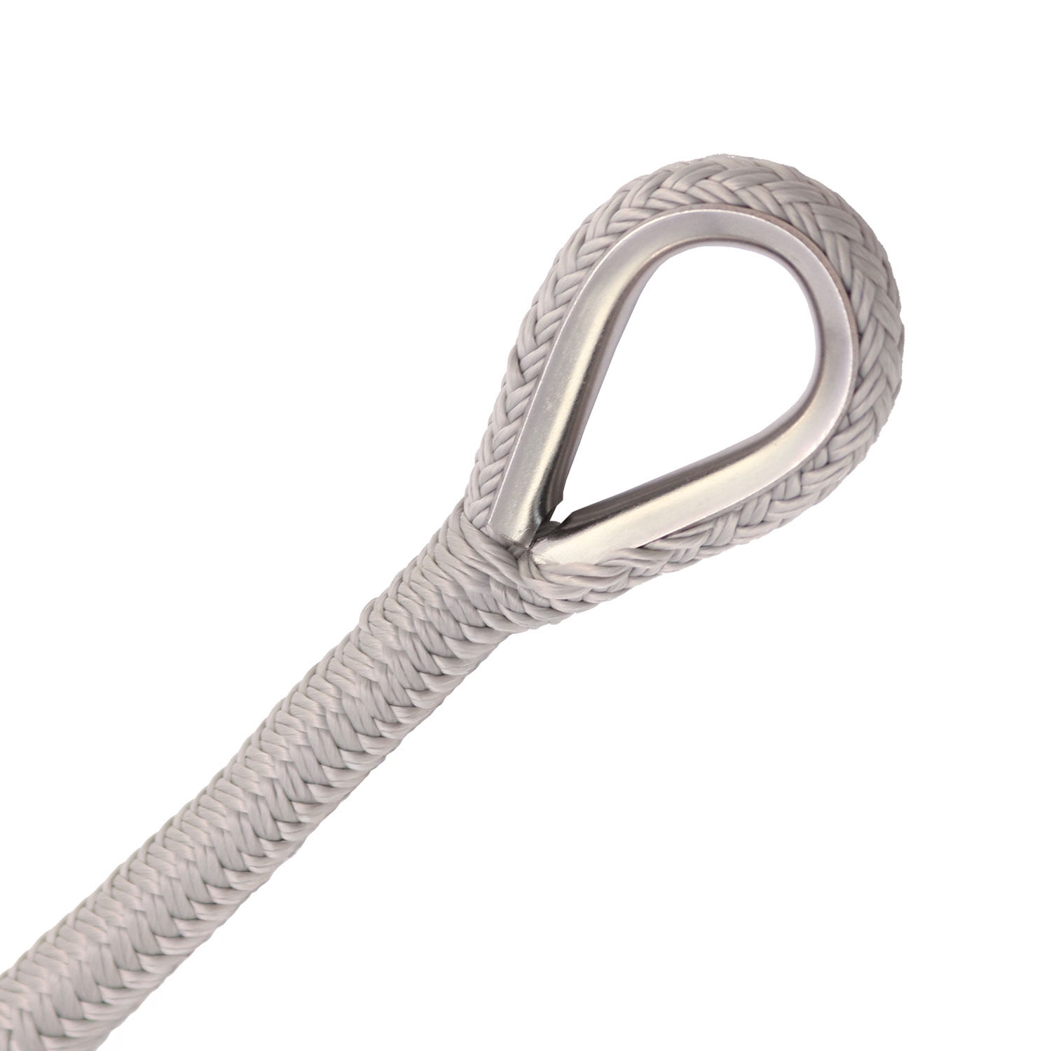 LIROS Porto Rope 16mm / Breaking Load 4900daN / Silver | Hamburger Tauwerk Fabrik – Top Quality since 1901. Shop now