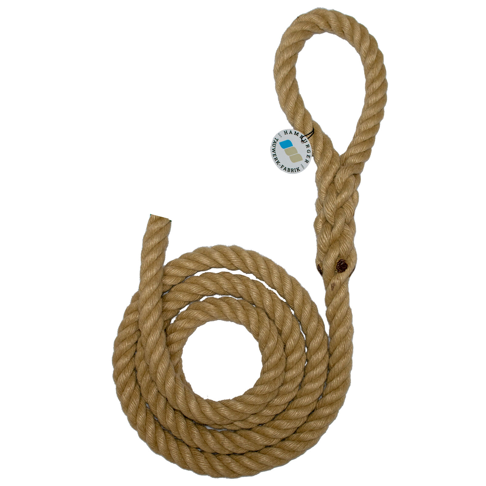 Indoor Kletterseil / Klettertau aus 30mm Jute - Naturtauwerk / Länge 6,0mtr. Indoor Kletterseil / Klettertau aus 30mm Jute - Naturtauwerk / Länge 6,0mtr.
