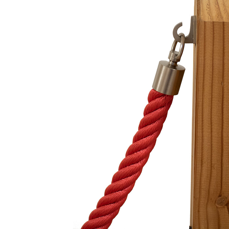 Absperrseil mit Ring aus 25mm Multifil-Tauwerk / Länge nach Maß Absperrseil mit Ring aus 25mm Multifil-Tauwerk / Länge nach Maß