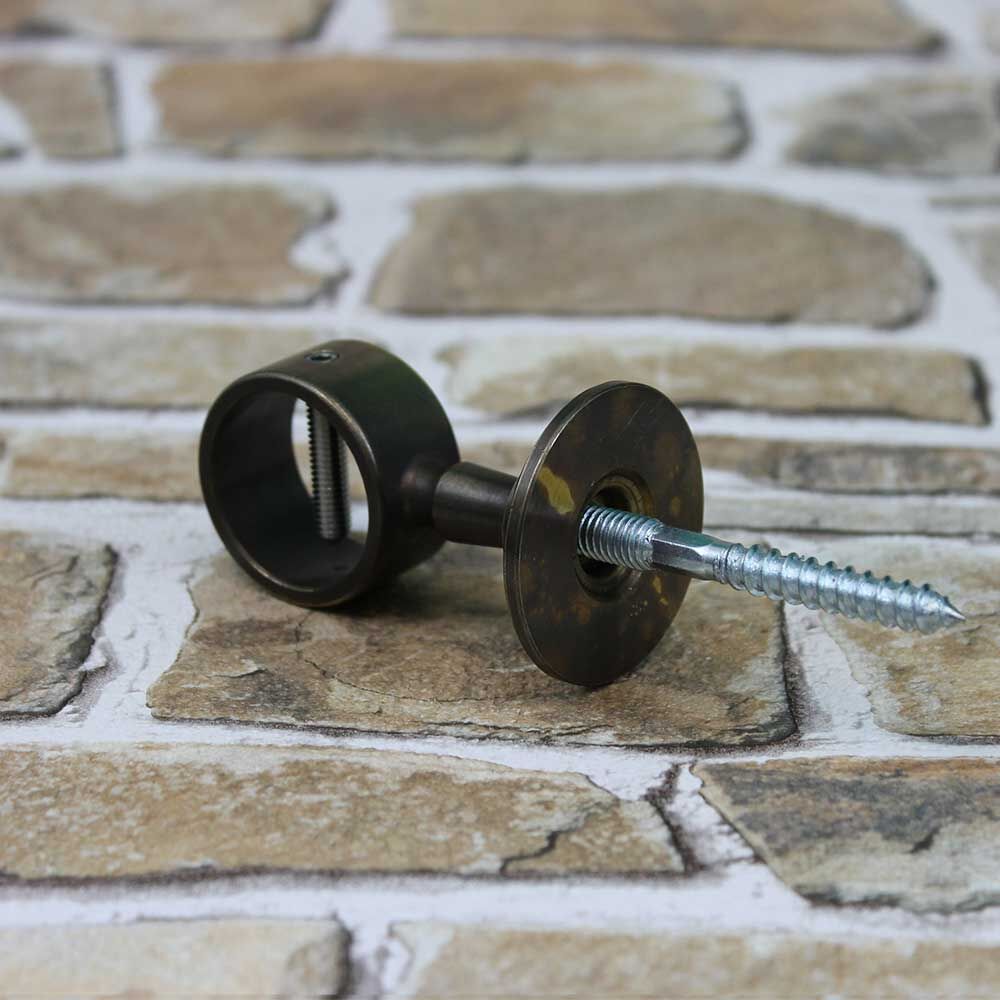 Seiltraeger mit Stockschraube Seilträger - bronziert für 30mm Handlaufseil | Hamburger Tauwerk Fabrik – Beste Qualität seit 1901. Jetzt online kaufen