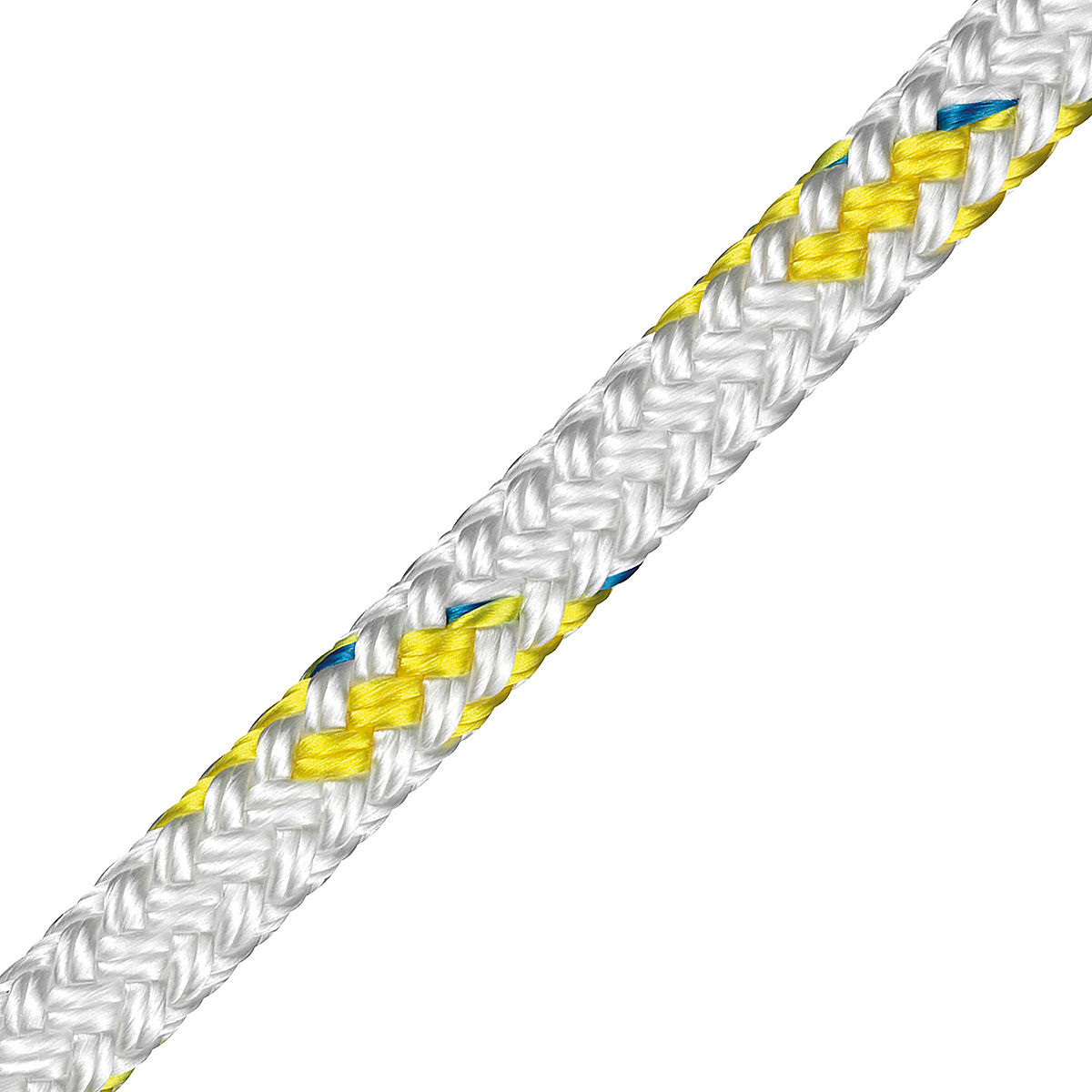 LIROS Top-Cruising Tauwerk 10mm / Bruchlast 2700daN / Weiß-Gelb
