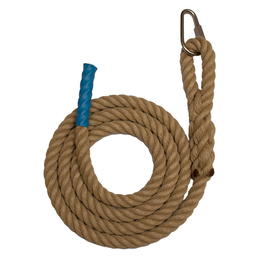 Kletterseil mit Augspleiß und Karabiner Kletterseil/Klettertau - Nature Touch 24mm ø / in vielen Längen