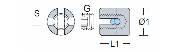Seilkreuzklemme M8 für 2,5 - 3,0mm Drahtseil Seilkreuzklemme M8 für 2,5 - 3,0mm Drahtseil