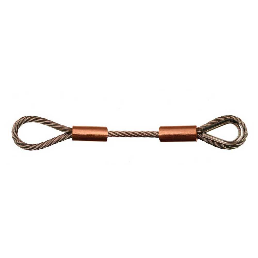 Stainless Steel Wire Rope - Thimble to Loop / Length as specified Stainless Steel Wire Rope - Thimble to Loop / Length as specified