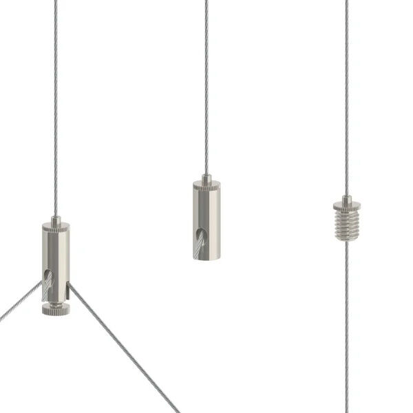 Drahtseilhalter Typ10 - Für Drahtseil: 0,8mm - 1,0mm Drahtseilhalter / Gripper Typ10 - Drahtseil: 0,8mm - 1,0mm