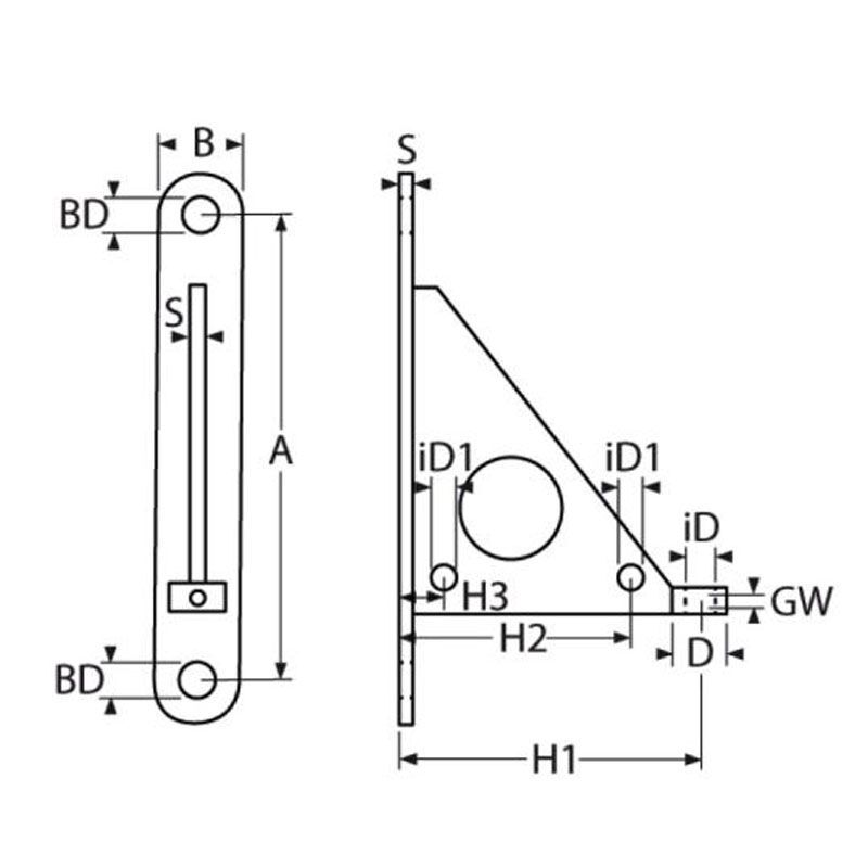 Wall Bracket - 90mm Wall Distance | Hamburger Tauwerk Fabrik – Top Quality since 1901. Shop now