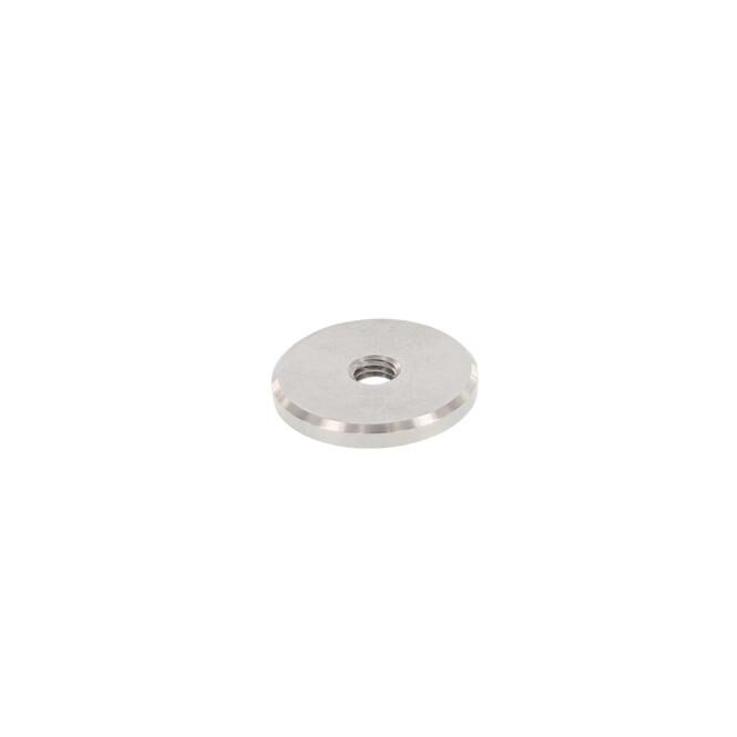 Unterlegscheibe / Rosette mit Innengewinde M4x25mm, Edelstahl 1.4401 Unterlegscheibe / Rosette mit Innengewinde M4x25mm, Edelstahl 1.4401