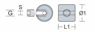 Klemmstopper / Klemmring, 1teilig für 2 - 6mm Drahtseil / Edelstahl V4A Klemmstopper / Klemmring, 1teilig für 2 - 6mm Drahtseil / Edelstahl V4A