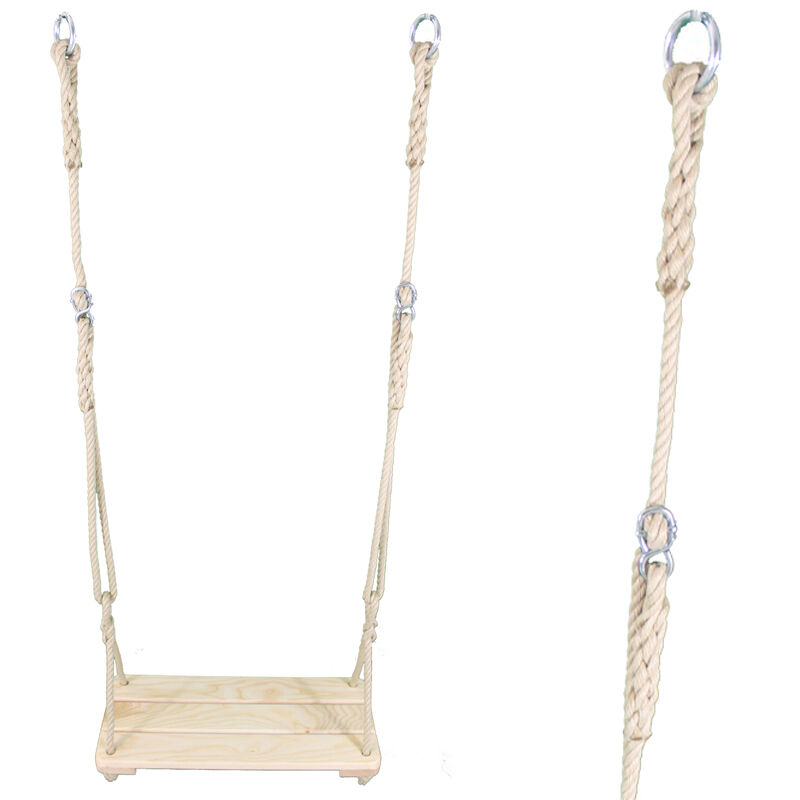 Swing / Children's swing with ash wood swing seat - HANDMADE Swing / Children's swing with ash wood swing seat - HANDMADE