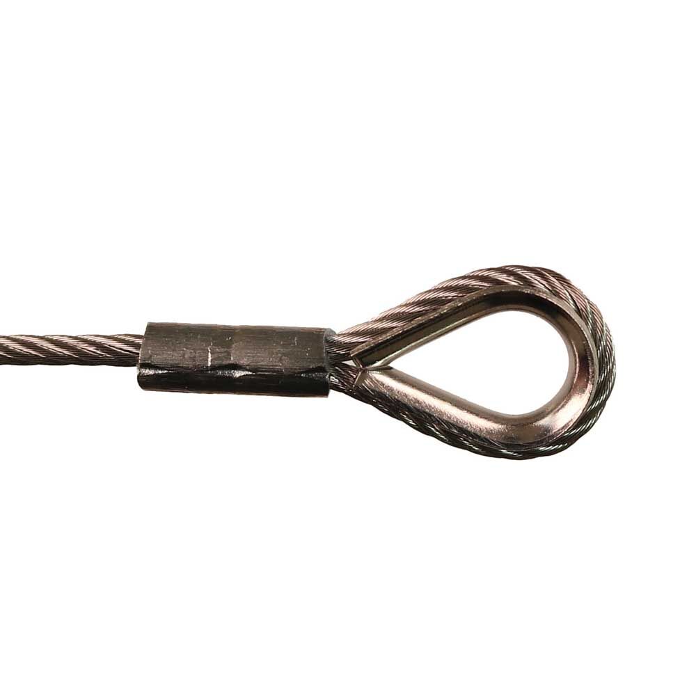 Kausch Stainless Steel Wire Rope 2.0mm ø - Thimble / Loop | Hamburger Tauwerk Fabrik – Top Quality since 1901. Shop now