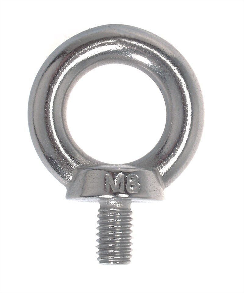 Ringschraube M6, gegossen ähnl. DIN 580, Edelstahl A4 - 1.4401 Ringschraube M6, gegossen ähnl. DIN 580, Edelstahl A4 - 1.4401