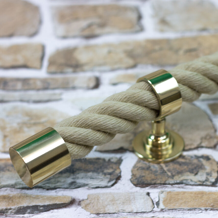 Handlaufseil/Absperrseil - Naturhanf in Naturfarben / Länge nach Maß Handlaufseil/Absperrseil - Naturhanf in Naturfarben / Länge nach Maß