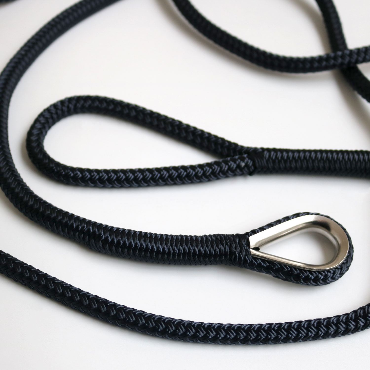 GLEISTEIN DockTwin Festmacher mit elastischem Polyamidkern und robustem Polyestermantel. Individuell konfektioniert nach Wunschmaß – ideal für Segel- und Motorboote.
