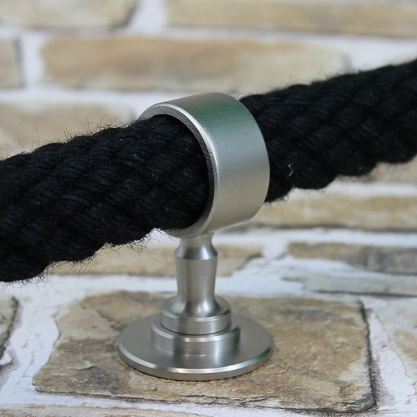 NickelMatt Seilträger, Endkappen & Beschläge / Nickel matt