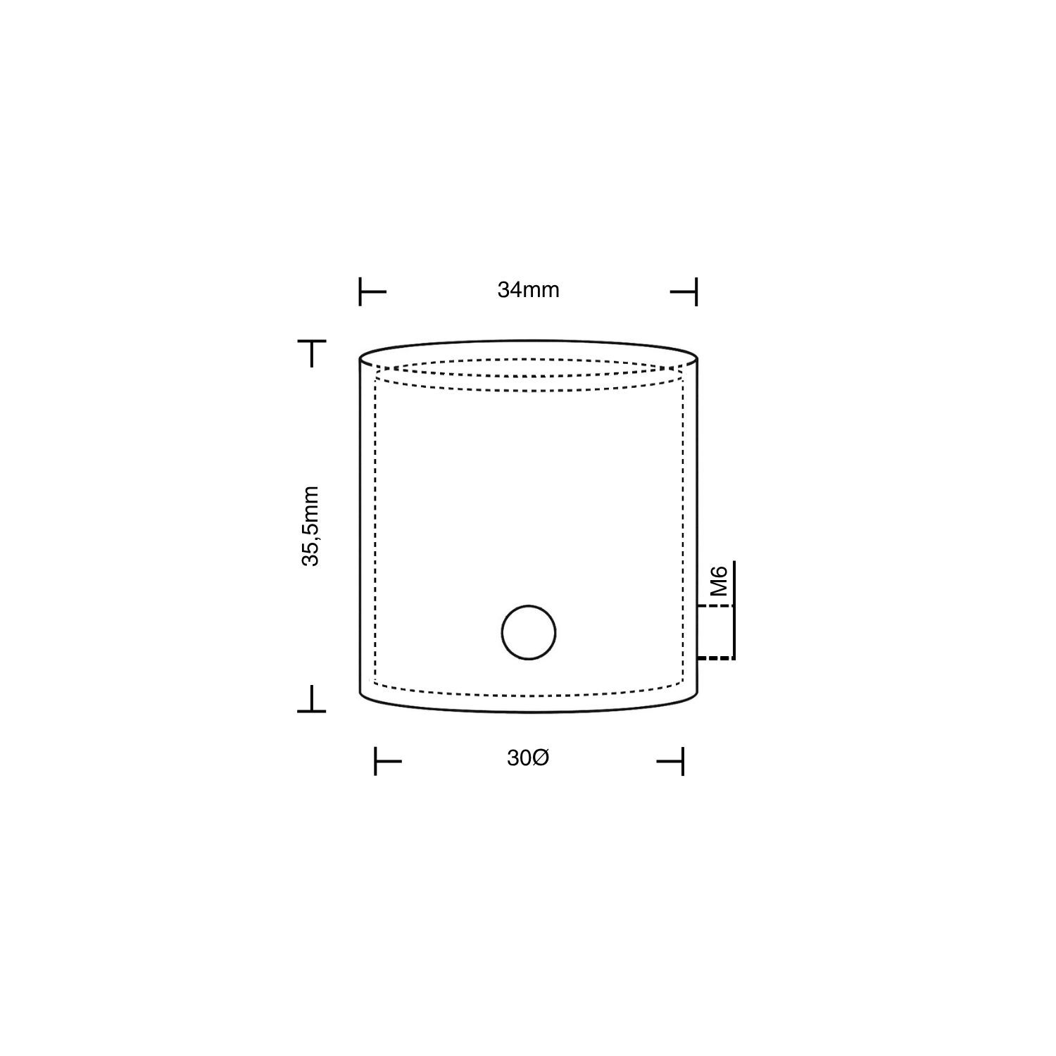Seilendkappe - Edelstahl matt für 30mm Handlaufseil/Absperrseil | Hamburger Tauwerk Fabrik – Beste Qualität seit 1901. Jetzt online kaufen
