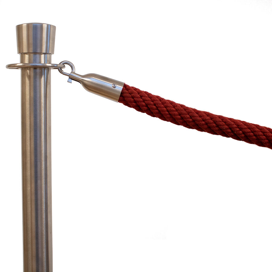 Barrier Rope made of 30mm Classic Touch Acrylic Rope / Wine Red Barrier Rope made of 30mm Classic Touch Acrylic Rope / Wine Red