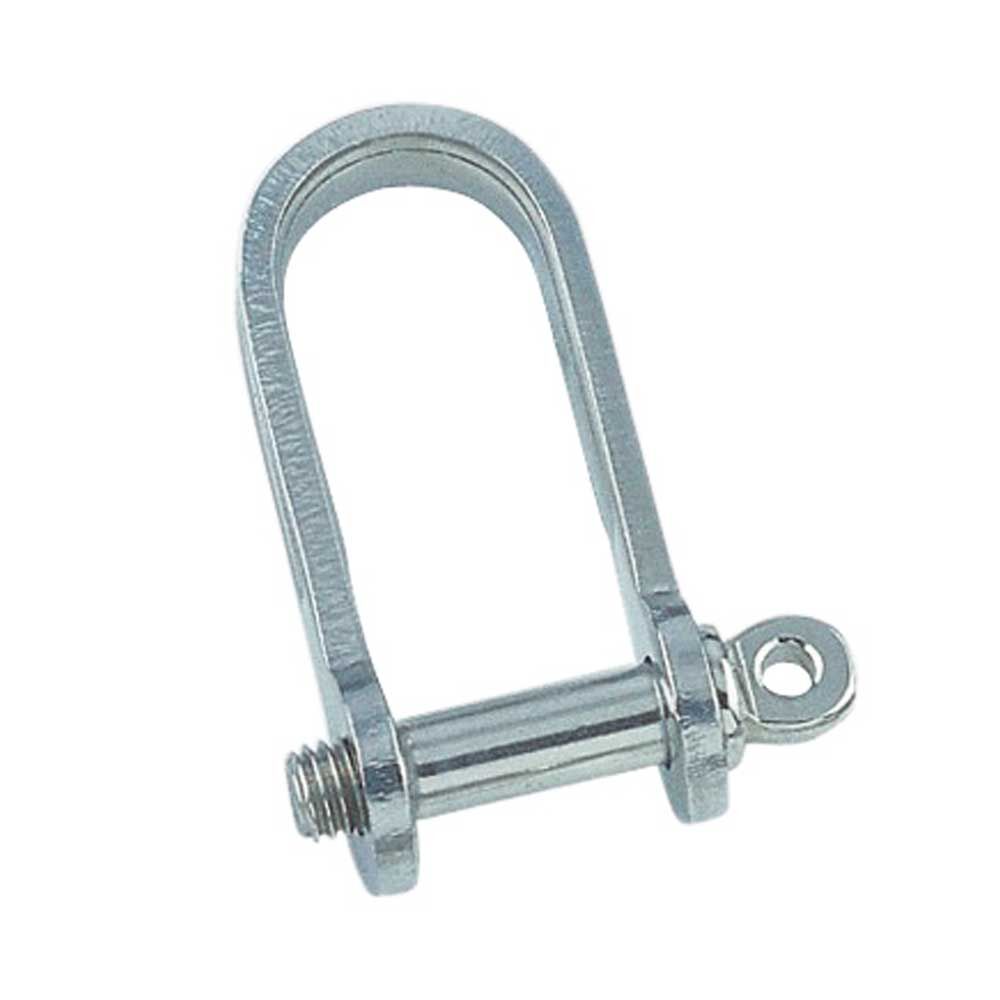 Flachschäkel - lange Form M4 - M6, Edelstahl A4 - AISI 316