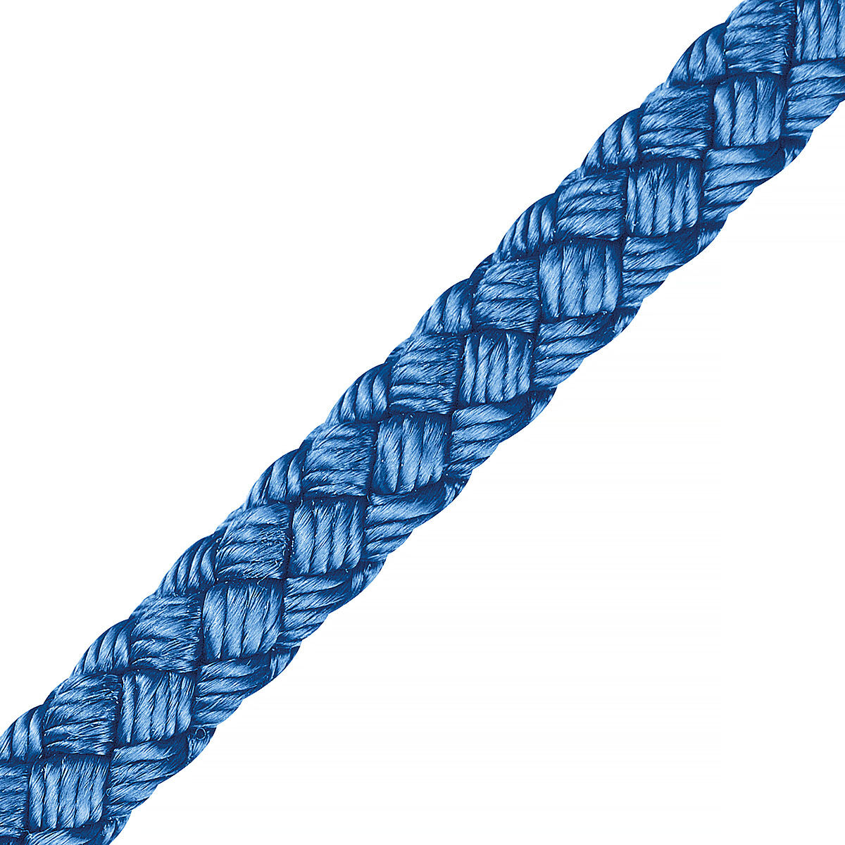 Perlon (PA) Flechtschnur 2,0mm / 8-fach geflochten / Blau / 500mtr Spule