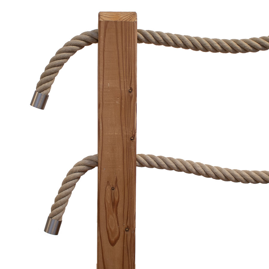 Seilendkappe - Edelstahl matt für 30mm Handlaufseil/Absperrseil | Hamburger Tauwerk Fabrik – Beste Qualität seit 1901. Jetzt online kaufen