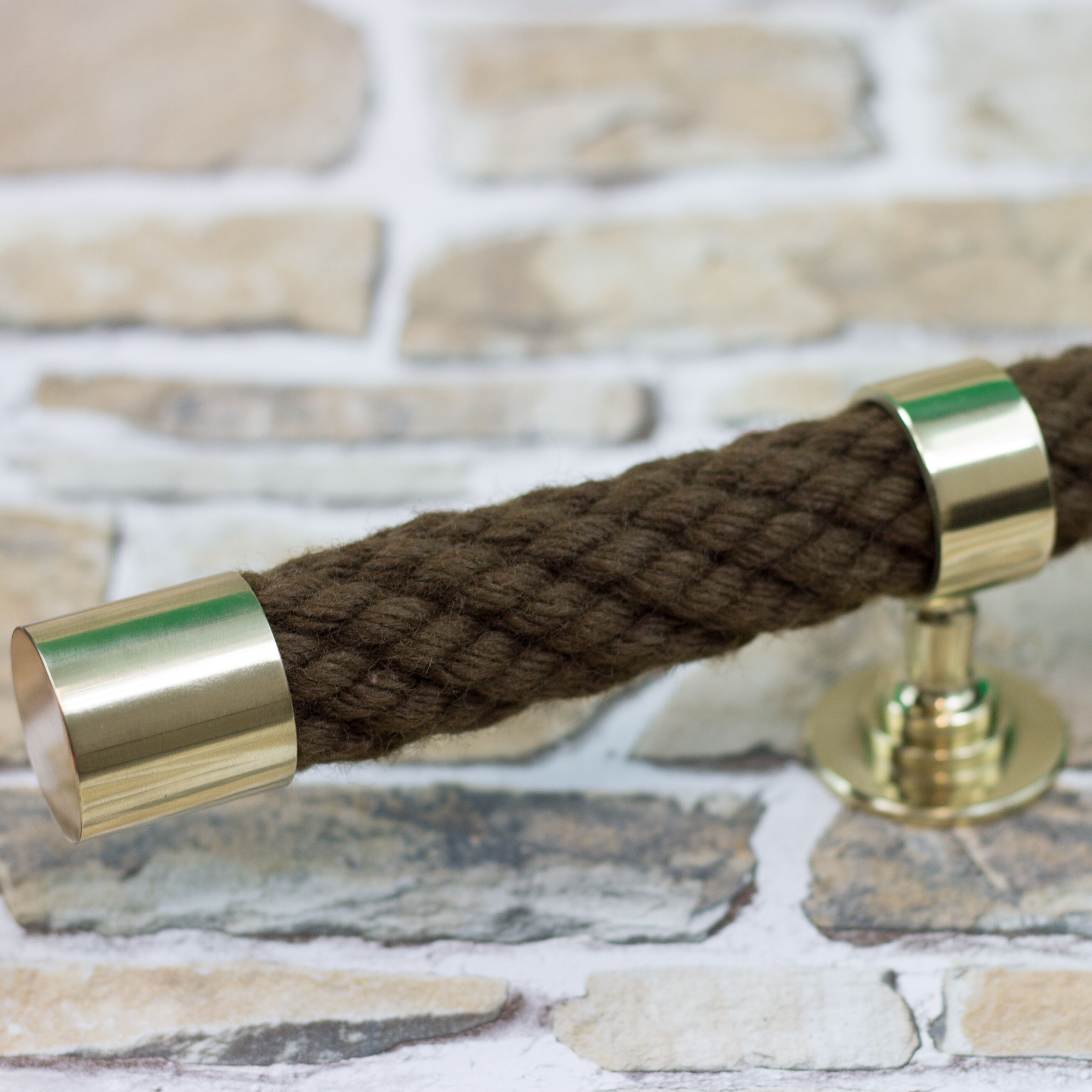 Handlaufseil/Absperrseil - Classic Touch in Braun / Länge nach Maß Handlaufseil/Absperrseil - Classic Touch in Braun / Länge nach Maß