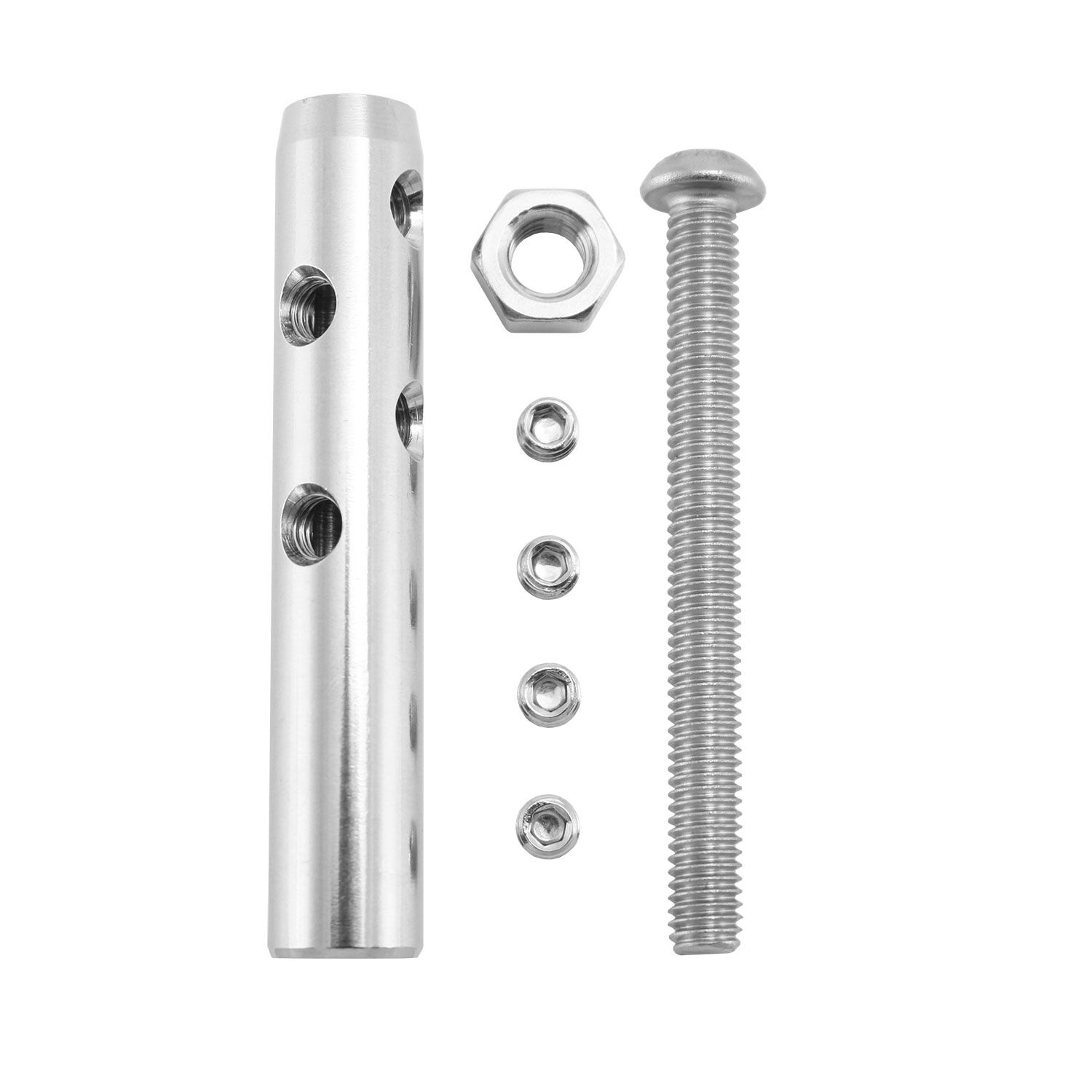 DIY Self-Assembly Rope Tensioner for 6mm Wire Rope with M8x60 Screw DIY Self-Assembly Rope Tensioner for 6mm Wire Rope with M8x60 Screw
