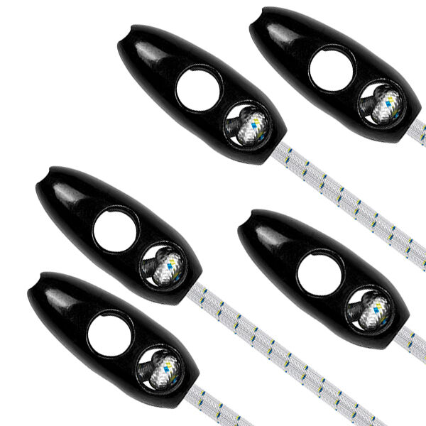 Rubber Rope / Expander Rope 4.0 - 8mm with Quick-Clip Toe clips / pack of 5 Rubber Rope / Expander Rope 4.0 - 8mm with Quick-Clip Toe clips / pack of 5