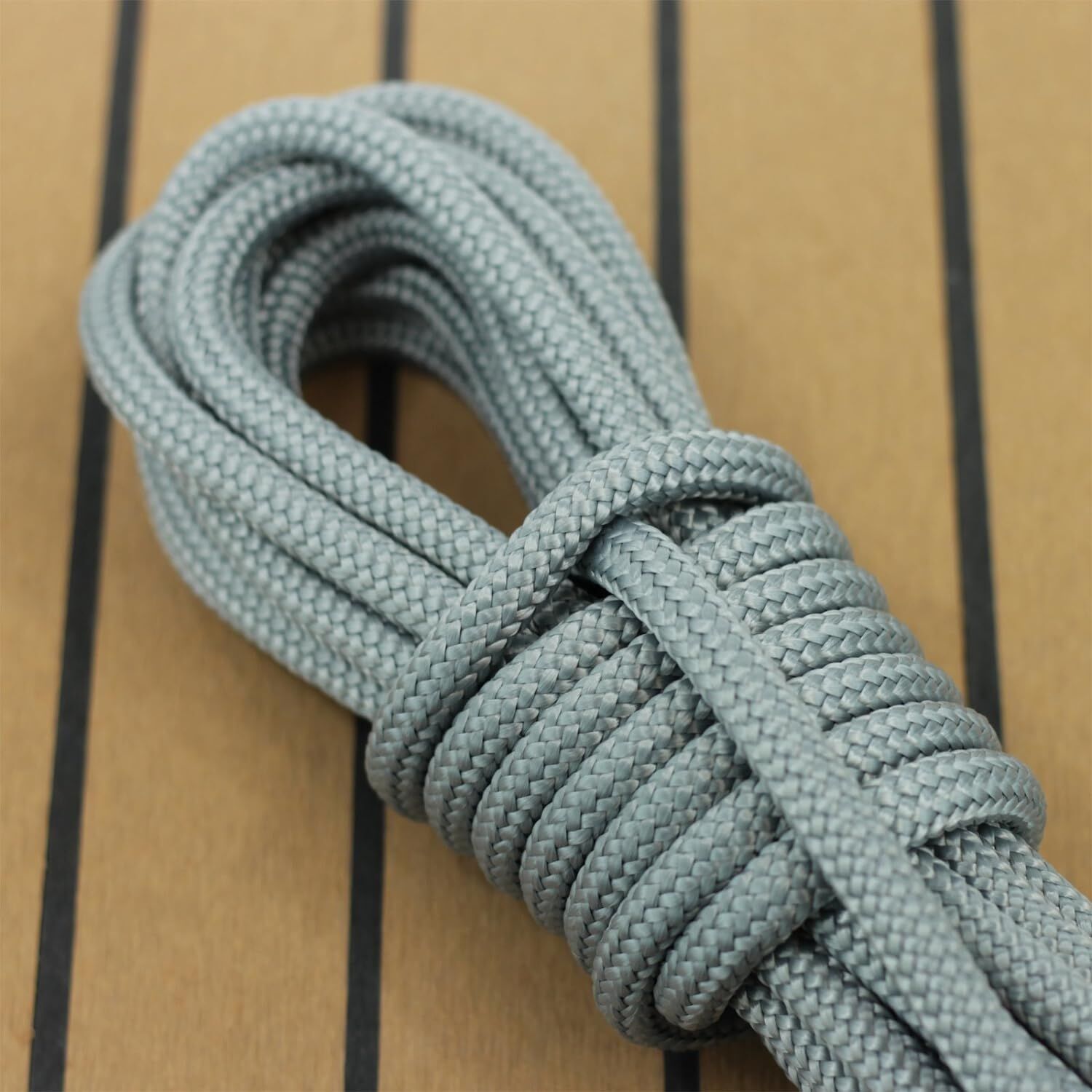 Outdoorseil ECO-DOCK 10mm ø - Farbe: Grau als Meterware Outdoorseil ECO-DOCK 10mm ø - Farbe: Grau als Meterware