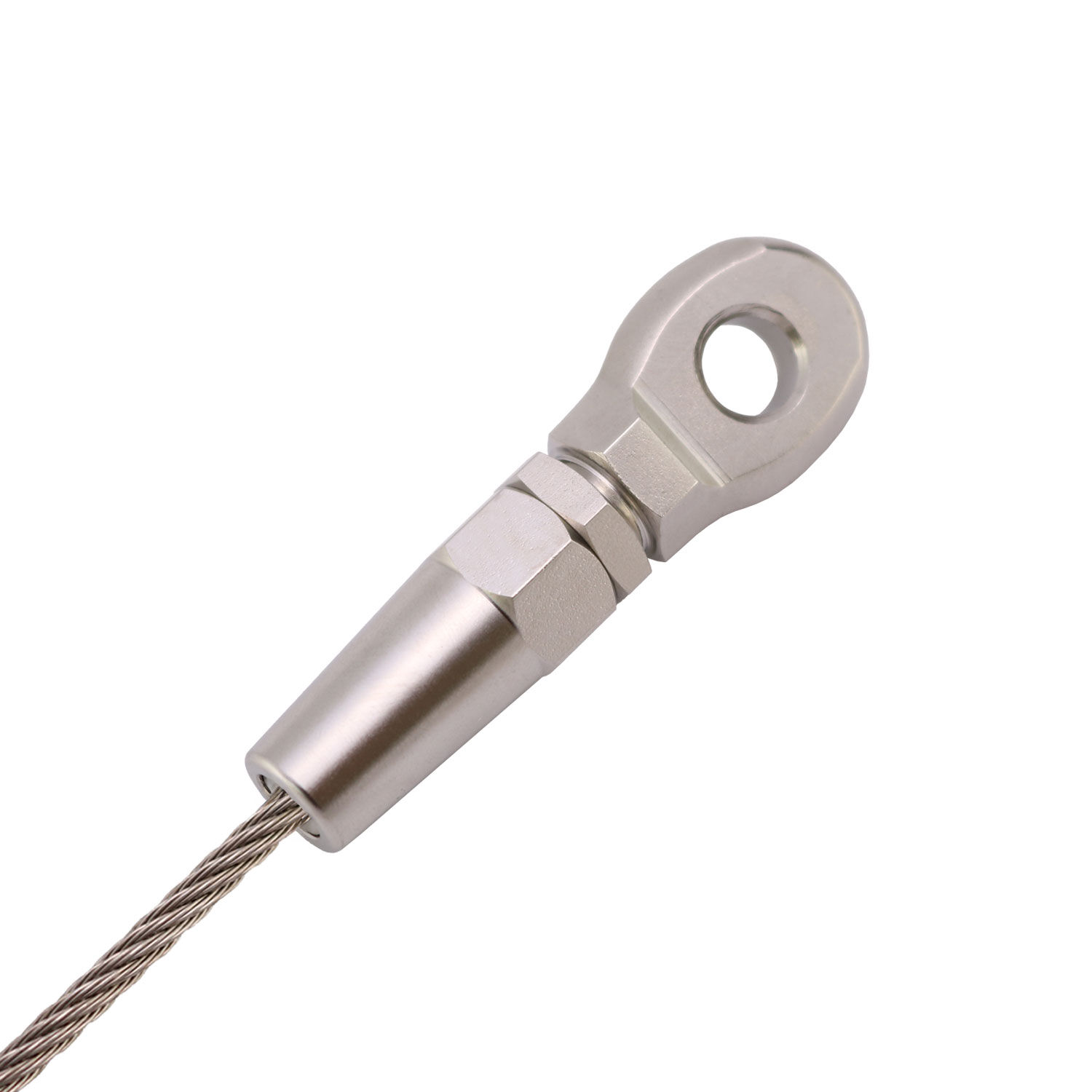 DIY Assembly - Eye Terminal for 4.0 - 8.0 mm Wire Rope DIY Assembly - Eye Terminal for 4.0 - 8.0 mm Wire Rope