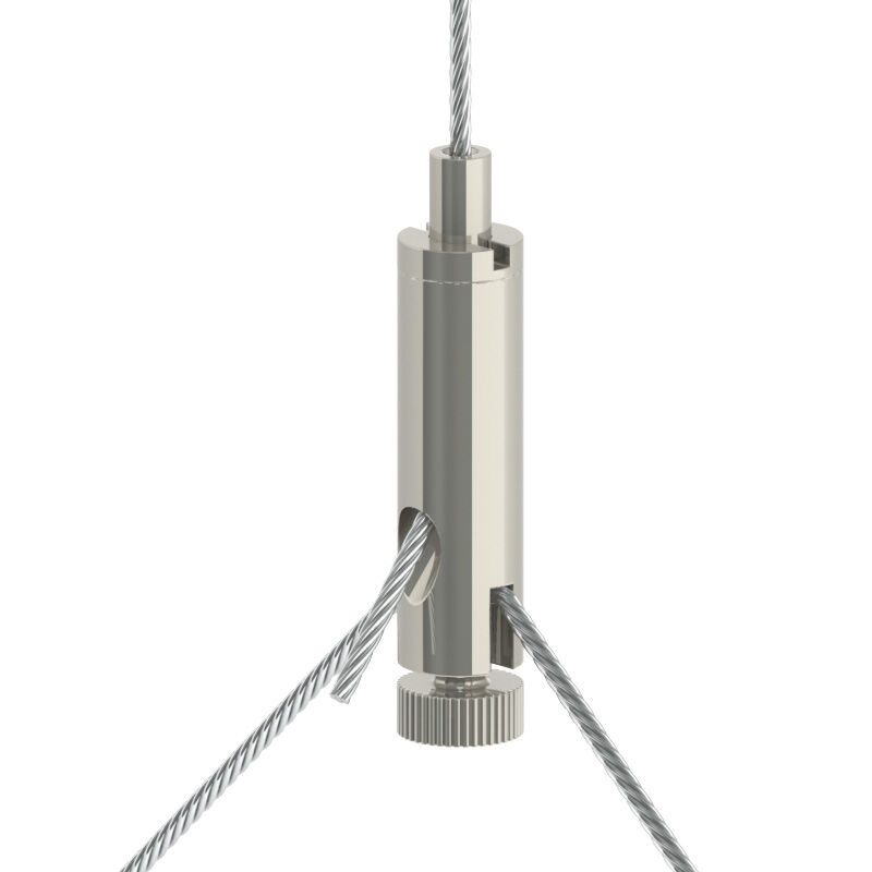 Drahtseilhalter/Gripper Typ15 Y-SE M5i / vernickelt Drahtseilhalter/Gripper Typ15 Y-SE M5i / vernickelt