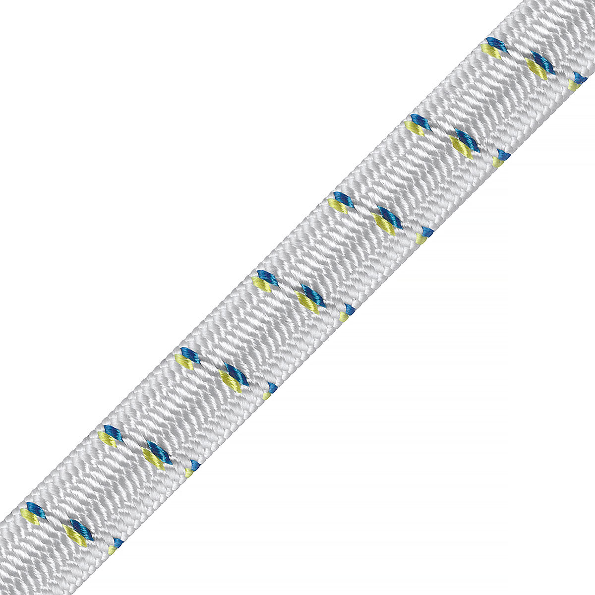 Gummileine 8,0mm / Weiß mit Kennfaden / Meterware Gummileine 8,0mm / Weiß mit Kennfaden / Meterware